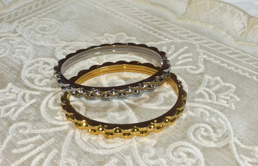 Alisidoto silver and gold bracelet