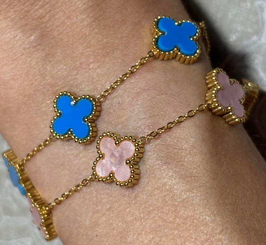 Cross chain bracelets