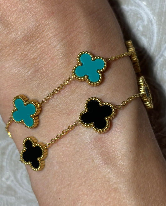 Cross chain bracelets